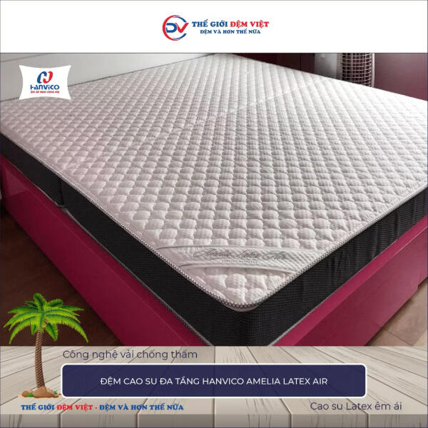 Đệm cao su đa tầng Hanvico Amelia Latex Air 4